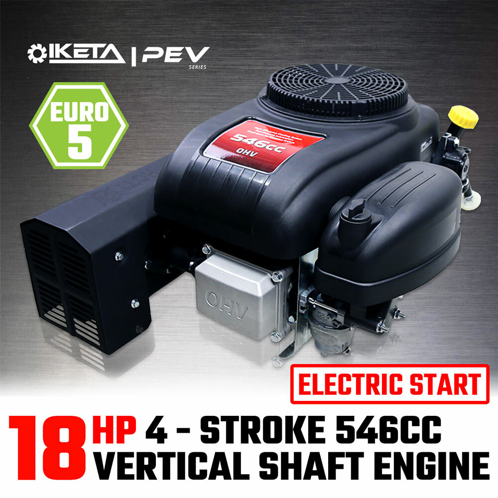 18HP Vertical Shaft Engine Lawn Mower Petrol Motor 4 Stroke OHV Ride On ...